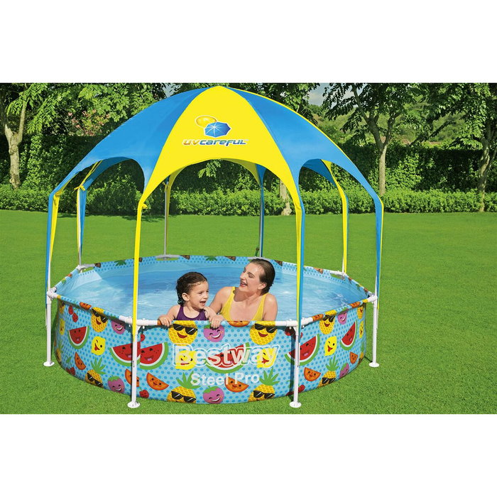 Bestway Piscina Rígida Adulto Multicolor 244x244 cm Bestway Piscina Rígida Adulto Multicolor 244x244 cm