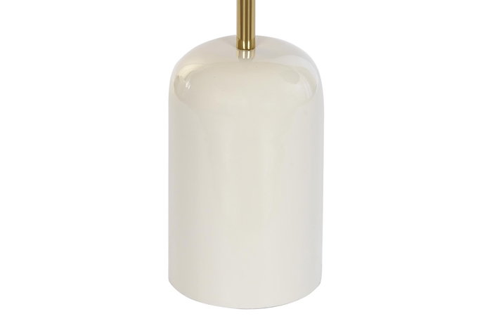 DKD Home Decor Mesita Auxiliar de Hierro y Cuero Gris con Asa DKD Home Decor Mesita Auxiliar de Hierro y Cuero Gris con Asa