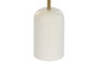 DKD Home Decor Mesita Auxiliar de Hierro y Cuero Gris con Asa