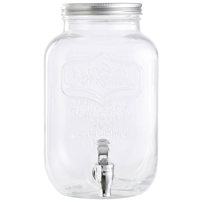Day Dispensador de Bebida 4 L de Cristal con Letras en Relieve Day Dispensador de Bebida 4 L de Cristal con Letras en Relieve
