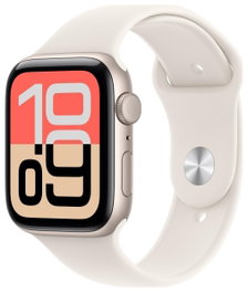 Apple Watch SE 3 GPS 40mm Starlight Aluminium Case | Starlight Sport Band - M/L