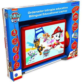 Lexibook Ordenador Bilingüe Paw Patrol 124 Actividades Español 34x4.6x25.5cm, Modelos Surtidos