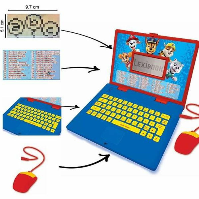 Lexibook Ordenador Portátil Paw Patrol Bilingüe