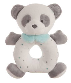 Creaciones Llopis Sonajero Peluche Baby Panda Agua Marina 20cm