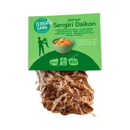 TERRASANA Sengiri Daikon Rábano Blanco Seco en Rodajas Bio Vegan 50Gr