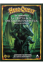 Hasbro Games HeroQuest Juego de Mesa La Cripta de la Oscuridad Perpetua - Pack de Misión Premium, Español, G1798