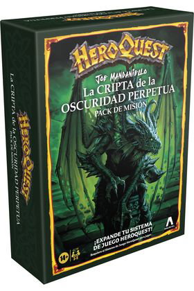 Hasbro HeroQuest La Cripta de la Oscuridad Perpetua Pack de Misión Premium
