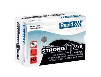 Rapid Grapas Super Strong 73/8 mm galvanizadas caja de 5000 Rapid Grapas Super Strong 73/8 mm galvanizadas caja de 5000