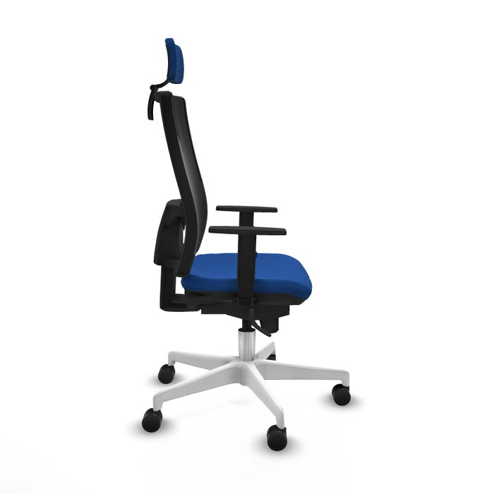 PIQUERAS Y CRESPO Silla de oficina Horna con mecanismo Sincro, Azul y Negro PIQUERAS Y CRESPO Silla de oficina Horna con mecanismo Sincro, Azul y Negro