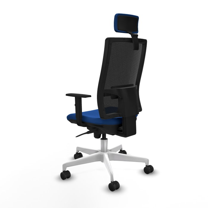 PIQUERAS Y CRESPO Silla de oficina Horna con mecanismo Sincro, Azul y Negro PIQUERAS Y CRESPO Silla de oficina Horna con mecanismo Sincro, Azul y Negro