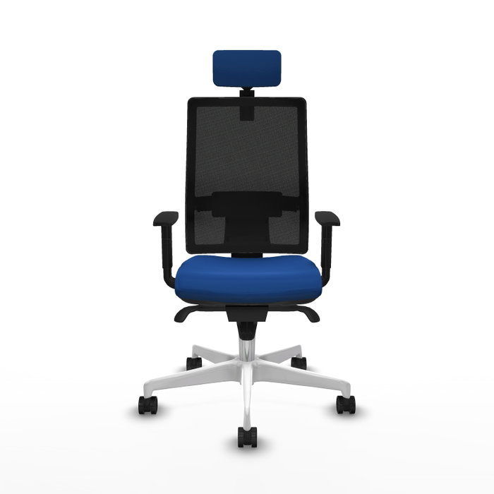 PIQUERAS Y CRESPO Silla de oficina Horna con mecanismo Sincro, Azul y Negro PIQUERAS Y CRESPO Silla de oficina Horna con mecanismo Sincro, Azul y Negro