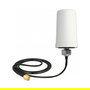 DeLOCK Antena WLAN 802.11 ac/a/b/g/n/h, 1.4-3.0 dBi Omnidireccional SMA con Cable ULA100 1 m Blanco, IP67, para Interior/Exterior, Referencia 89486