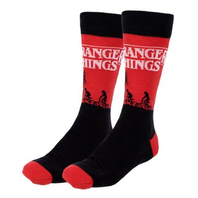 Cerdá Set 3 Calcetines Stranger Things Adulto Talla 40/46 Algodón Poliamida Elastano