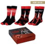 Cerdá Set 3 Calcetines Stranger Things Adulto Talla 40/46 Algodón Poliamida Elastano