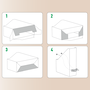 Leitz 24710012 Pack 2 Revisteros de Cartón Color Beige Formato A4