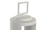 DKD Home Decor Portavela Mediterraneo Gris Claro Metal 17 x 55.5 x 17 cm (4 Unidades)