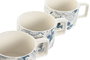 DKD Home Decor Delhi 2023 Collection Tazas de Café Indias Beige Gris 11 x 27 x 11 cm Set de 4