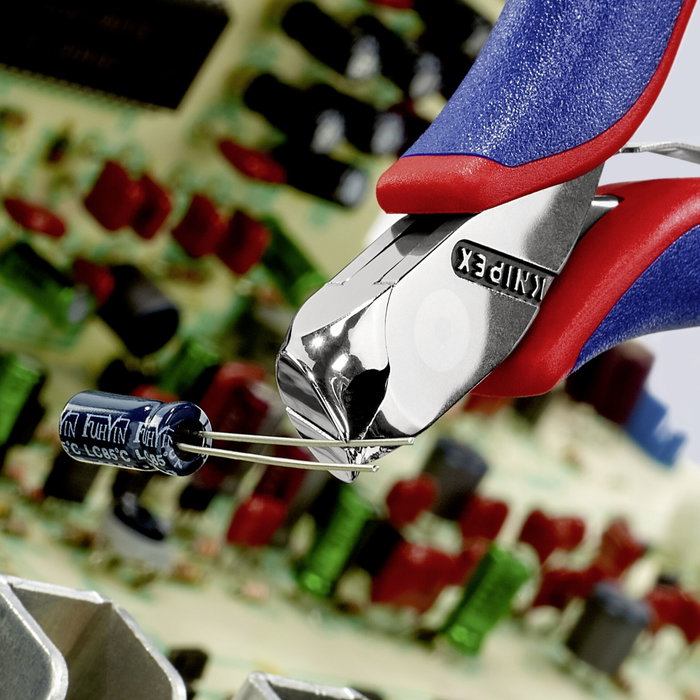 Knipex Alicate de corte lateral para electrónica 6442115