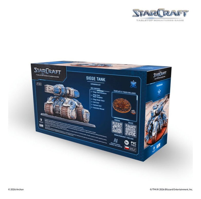 Archon Studio StarCraft TMG Set de Expansión Terran: Siege Tank Archon Studio StarCraft TMG Set de Expansión Terran: Siege Tank