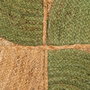 Alfombra Natural-Verde Yute Decoración 160 X 230 cm
