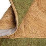 Alfombra Natural-Verde Yute Decoración 160 X 230 cm