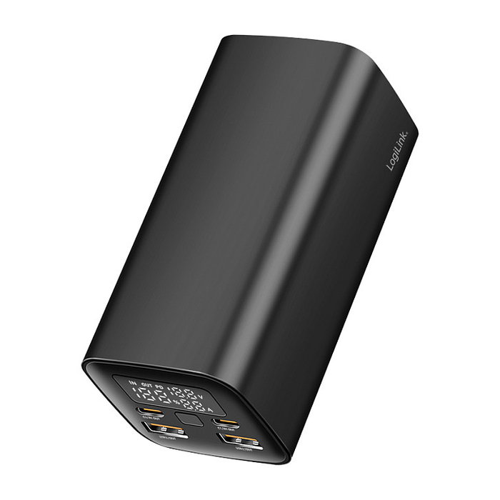 LogiLink Mobile Power Bank 20.000 mAh PD 65 W, negro