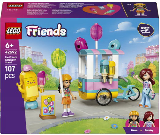 LEGO Friends Puesto de Helados y Globos 42692