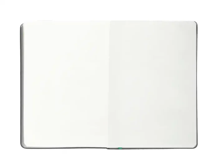 Antartik Cuaderno A4 Hojas Lisas Gris y Turquesa, Tapa Dura, 100 Hojas 80gr FSC