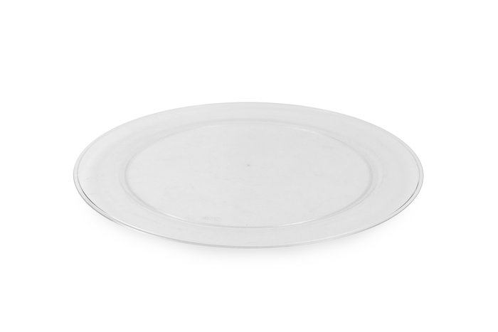 Algon Bandeja Ps Red. Transparente, 40.5 cm x 40.5 cm x 1.7 cm (18 Unidades)