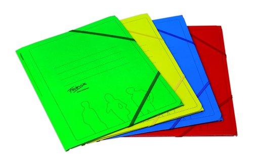 Fabrisa Carpeta Classic folio rojo con gomas y 3 solapas Fabrisa Carpeta Classic folio rojo con gomas y 3 solapas