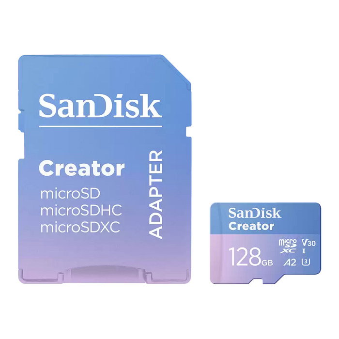 SanDisk Creator MicroSD 128GB Azul SanDisk Creator MicroSD 128GB Azul