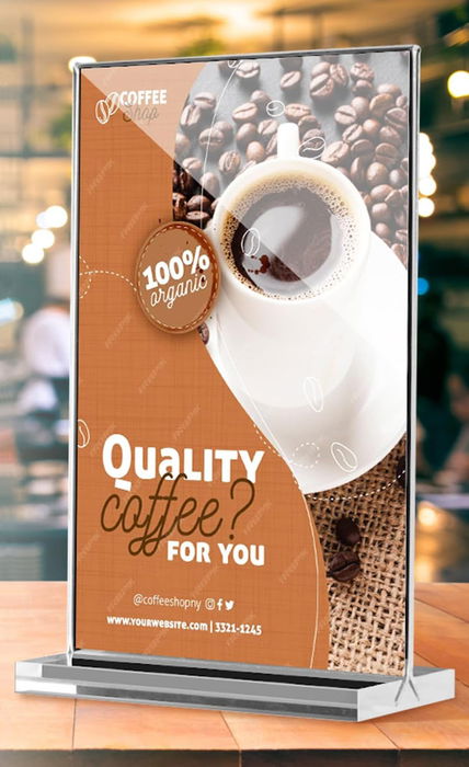 My Bar Porta Menus Sobremesa 10 x 15 cm (24 Unidades)