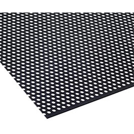 Chapa perforada plegada lacada negra 60x50x6cm