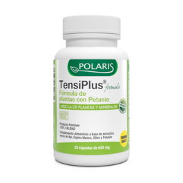 Polaris Tensiplux Ajo y Espino Blanco 500 mg 30 Cápsulas Complemento Alimenticio para la Tensión