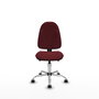 PIQUERAS Y CRESPO Silla de oficina Algarra Granate sin brazos