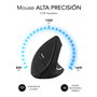 Subblim Glide Vertical Ergo Dual Ratón Inalámbrico Negro