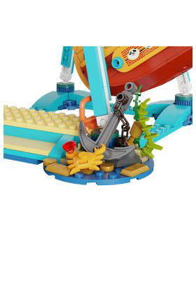 Pirate Ship Ride Set Construccion 21 Cm Kung Fu Panda Adventure Park Series