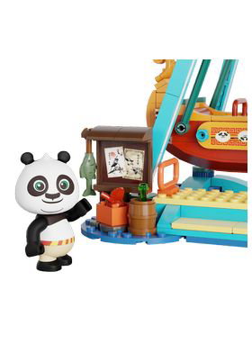 Pirate Ship Ride Set Construccion 21 Cm Kung Fu Panda Adventure Park Series