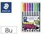 Staedtler Rotulador Lumocolor Permanente Art Estuche 8 Unidades Colores Surtidos