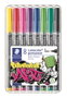 Staedtler Lumocolor Art 317 Rotuladores Permanentes, Colores Surtidos, 8 Unidades