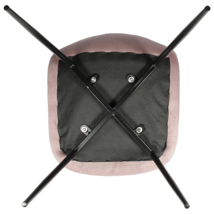 Home Deco Factory Silla Terciopelo Rosa Giulia Lounge
