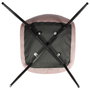Home Deco Factory Silla Terciopelo Rosa Giulia Lounge