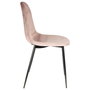 Home Deco Factory Silla Terciopelo Rosa Giulia Lounge