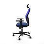 PIQUERAS Y CRESPO Silla de oficina Jorquera Azul con mecanismo Sincro