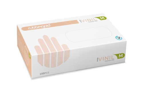 Guantes Rubbegold Vinilo Talla M Caja De 100 Guantes Rubbegold Vinilo Talla M Caja De 100