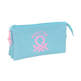 Safta Portatodo Triple Benetton Basics Celeste