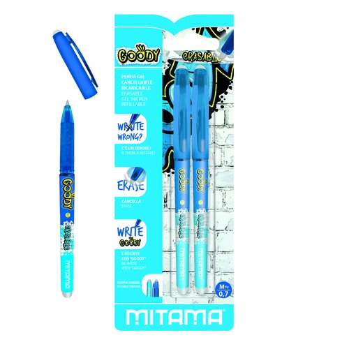 Boligrafo Mitama Goody Borrable Azul Blister De 2 Boligrafo Mitama Goody Borrable Azul Blister De 2