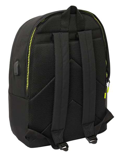 Mochila Escolar Munich +usb munich Negro 31 x 44 x 18 cm