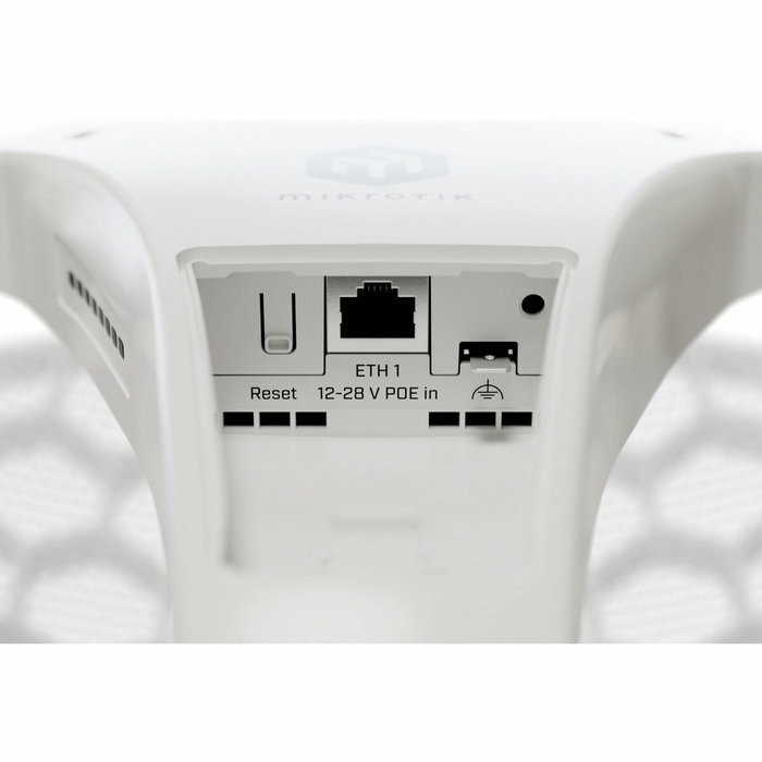 Mikrotik LHG XL 5 ax Punto de Acceso Exterior Wi-Fi 6 CPE Largo Alcance lhg-5axd-xl Blanco