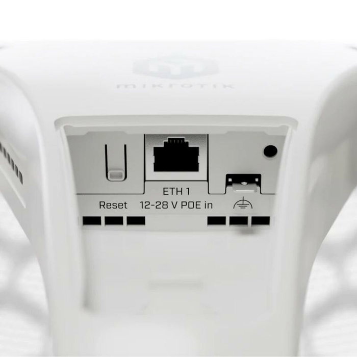 Mikrotik LHG XL 5 ax Punto de Acceso Exterior Wi-Fi 6 CPE Largo Alcance lhg-5axd-xl Blanco